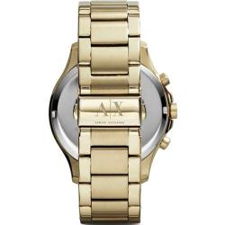 ARMANI EXCHANGE AX2137 MEN’S CHRONOGRAPH GOLD-TONE STAINLESS STEEL WATCH - Deluxe.com.ng