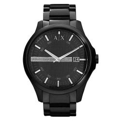 ARMANI EXCHANGE AX2104 MEN’S HAMPTON BLACK DIAL, BLACK BRACELET WATCH - Deluxe.com.ng