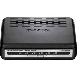 D-LINK DGS-1005A/B "5 port 10/100/1000Base-T unmanaged gigabit switch, UK power 