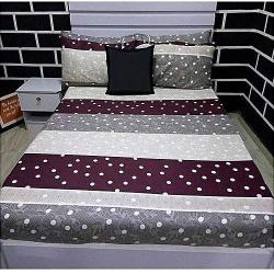 Deluxe Long Stripped Dotted Bedsheet 