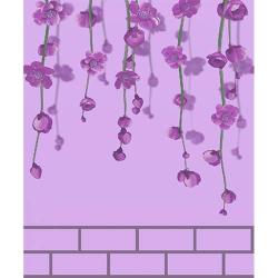 PURPLE FASHION MILANO FLORAL-WALLPAPER - 89065