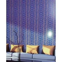 BLUE GOLD PATTERNED WALLPAPER - YS-190203 