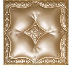 3D CREAM LEATHER WALL PANEL - XK-3 