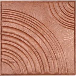 3D BROWN LEATHER WALL PANEL - XK-39 