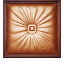 3D BROWN LEATHER WALL PANEL - XK-4 