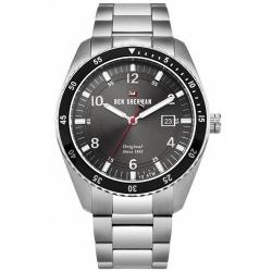 BEN SHERMAN WBS107BSM MEN'S THE RONNIE SPORTS SILVER BRACELET WATCH