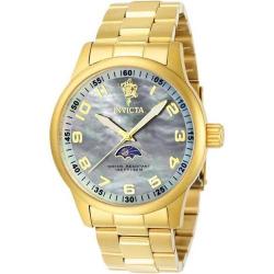 INVICTA 23827 MEN'S SEA BASE QUARTZ 3 HAND PLATINUM DIAL WATCH