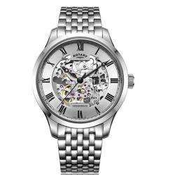 ROTARY GB02940/06 MEN'S GREENWICH STAINLESS STEEL WATCH