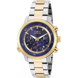 INVICTA 19399 MEN'S SPECIALTY QUARTZ MULTIFUNCTION TWO-TONE BLUE DIAL WATCH