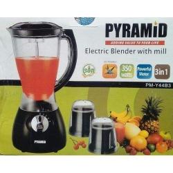 Pyramid| Electric 3 In 1 Blender -Black-deluxe.com.ng