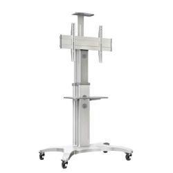 Video Conferencing Equipment Floor Stand for 45″-70″ Screen With Camera Tray and Codec Shelf - deluxe.com.ng