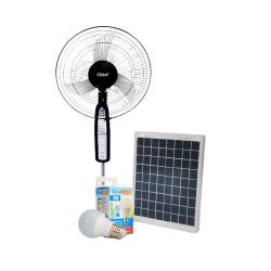  CLOUD ENERGY 16 Inch Rechargeable Solar Fan (With 20W Solar Panel And Free Bulb) [N]