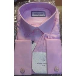 ALBERTO ROMA LUXURY PLAIN PINK LIKE VIP SHIRT 