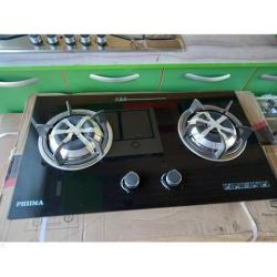 PHIIMA IN BUILT 2 GAS BURNER HOB - Deluxe.com.ng