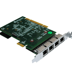 Allo 4 Port PRI Card (PCIe) with LEC (4th Gen)- 4E1 - deluxe.com.ng