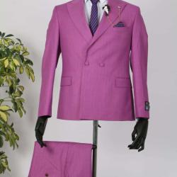 EXECUTIVE PURPLE TURKEY TUXEDO WITH PURPLE BUTTON [SWNL]