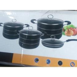 Hoffner Non Stick Cooking Pots (BIG SIZE)-deluxe.com.ng