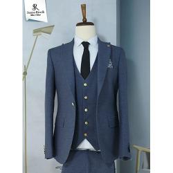 ELITES 3 PIECE MEN'S SUIT (AVAILABLE IN ALL SIZES) 032 