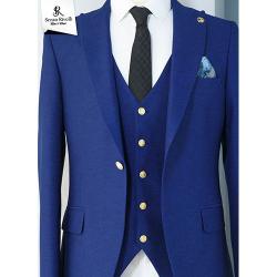 RITZY STRIPED WHITE 3 PIECE MEN'S SUIT|SUT 026 (AVAILABLE IN ALL SIZES) 