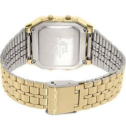 CASIO GENTS A500WGA-9DF METAL BASIC DIGITAL WORLD TIME WATCH 