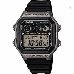 Casio AE1300WH-8AV Men’s Digital Black Rubber Quartz Watch 