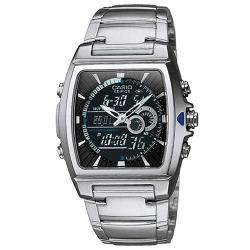 Casio EFA120D-1A Men’s Edifice Analog Digital Thermometer Alarm Chronograph Medium Size Bracelet Watch