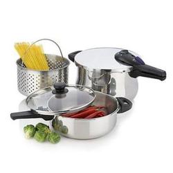 Fagor Rapid Express 5-Piece Pressure Cooker Set - deluxe.com.ng