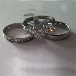 Genuine Stainless steel Diamond studded