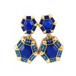 Ink Blue Earrings