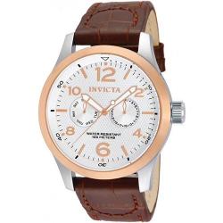 Invicta 13010 Men’s I Force Multi-Function Brown Leather Large size Watch