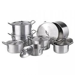 Master Chef 7 Piece Aluminium Pot Set - deluxe.com.ng