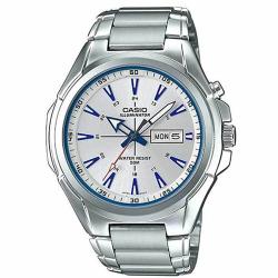 CASIO MTPE200D-7A2V MEN'S ENTICER ANALOG STAINLESS STEEL SILVER DIAL ILLUMINATOR WATCH 