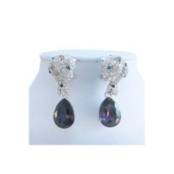 Purple Crystal Necklace Set 