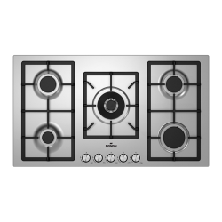 MONDIN Turin Hob 90cm 5 burner Built in Gas Hob – FQ905VTGC (EXTREME QUALITY ITALIA)  - deluxe.com.ng