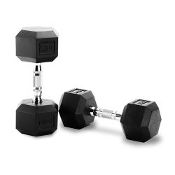 PIVOT FITNESS D2200.6 RUBBER HEX DUMBBELL 6KG [PAIR] - Deluxe.com.ng