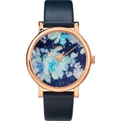 TIMEX T2R664 WOMEN'S CRYSTAL BLOOM SWAROVSKI FLORAL DIAL WATCH