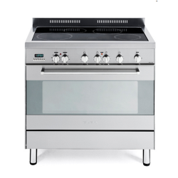 Elba Gas Cooker | 90cm 5 Vitroceramic Cooker + Electric Oven - 9S4EX939 - deluxe.com.ng 