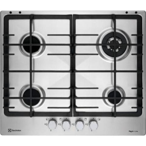 Electrolux Hob | 60CM BUILT-IN 4 BURNER GAS HOB EGG6343NOX - STAINLESS STEEL - deluxe.com.ng