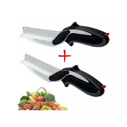 Clever Cutter 2 In 1 New Food Chopper Clever Cutter - 2pcs