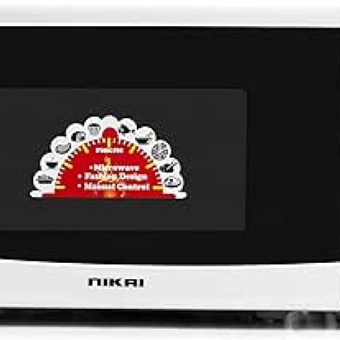 Nikai 700W 20L Microwave Oven, Auto Cook, Child Safety Lock, Defrost, Turntable, Eco Mode, Express Cook - NMO515N9A