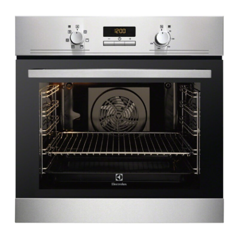 Electrolux Oven | EOB3400AOX Multifuction Built-in Electric Single Oven In Stainless Steel With Anti-fingerprint Coating - deluxe.com.ng 