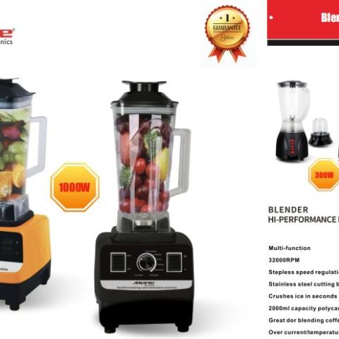 Mewe 1.5L Blender 2000ML Grinder Jar - MWBDR-HS05BK - deluxe.com.ng