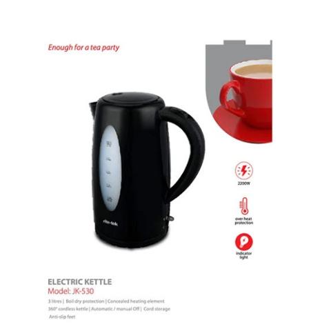 Rite-tek Electrical Kettle | JK530 | 3L 2200W - Deluxe.com.ng