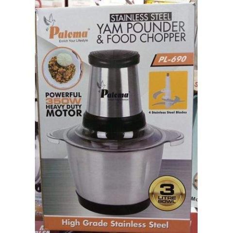 Paloma | Yam Pounder And Food Chopper- 3L- deluxe.com.ng