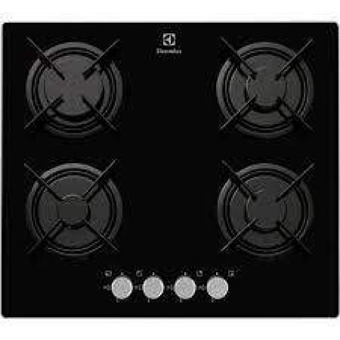 Electrolux Hob | 60 cm EGT6242NVK Built-In Gas Hob on Glass- deluxe.com.ng