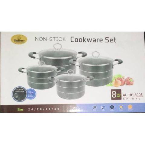 Hoffner Nonstick Pots 4 Set Sizes 24, 26, 28 ,30-deluxe.com.ng