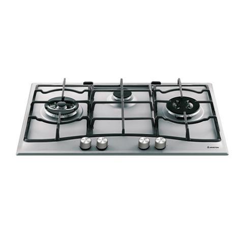 Ariston Hob Cooker | Built-In-Gas Hob, 3 Gas Burners, Stainless Steel Design, Electric Ignition -  PCN731T - deluxe.com.ng