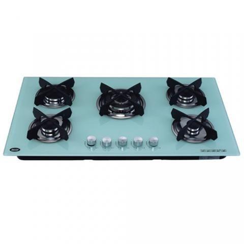 Nesta Glass 5 burner Gas Hob | QB5610T  - deluxe.com.ng