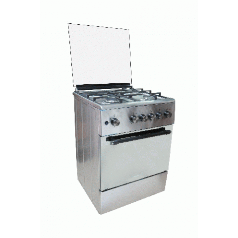 MAXI GAS COOKER|TR 6060 (3+1) INOX - deluxe.com.ng