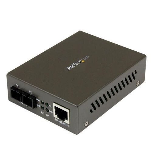 StarTech Gigabit Multi-Mode Fiber Ethernet Media Converter (550 meters)